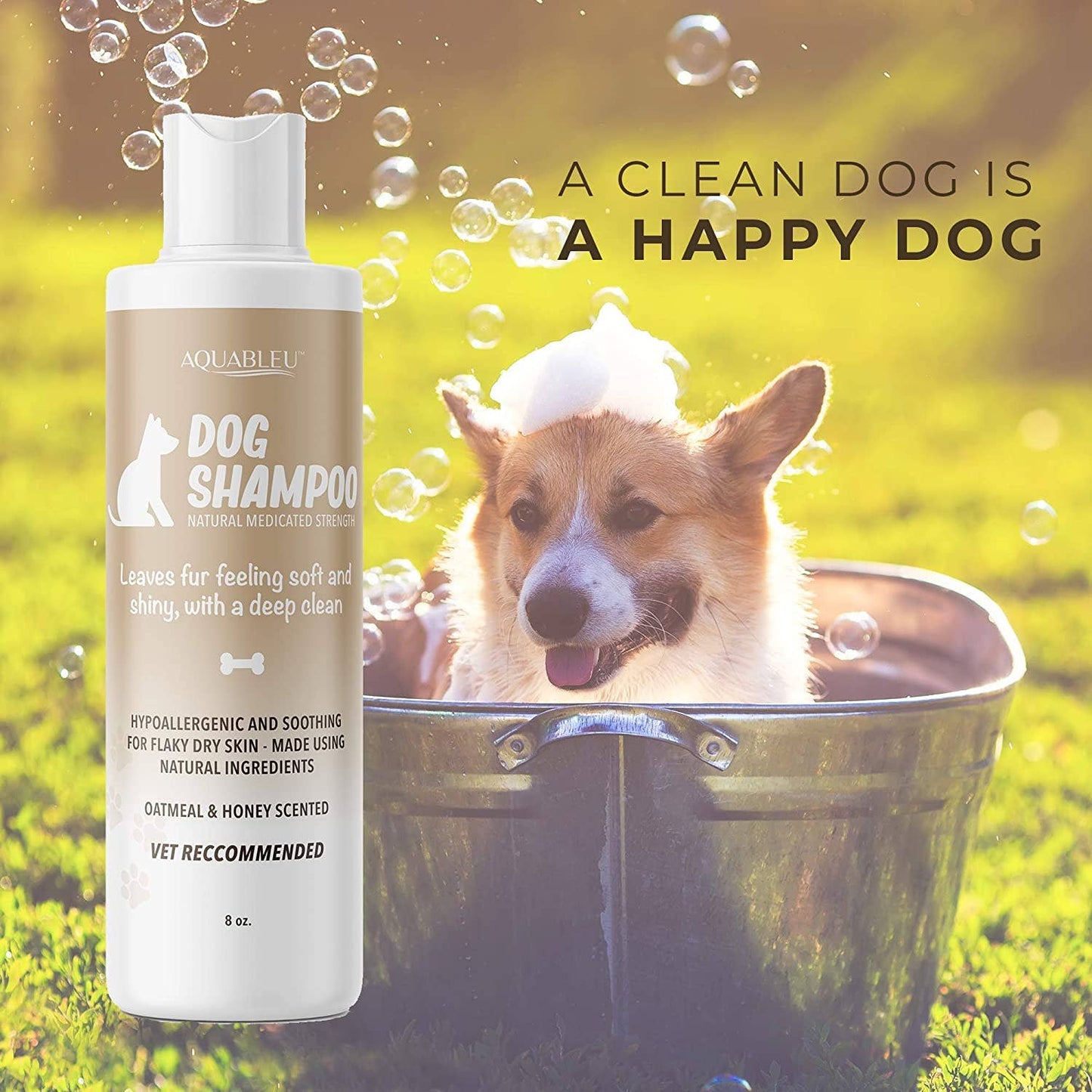 Oatmeal and Honey Dog Shampoo